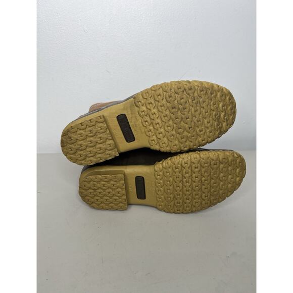 LL Bean Boots Duck Lace Up Classic Rain Work Leather Brown Women’s Size 6 - Picture 7 of 9